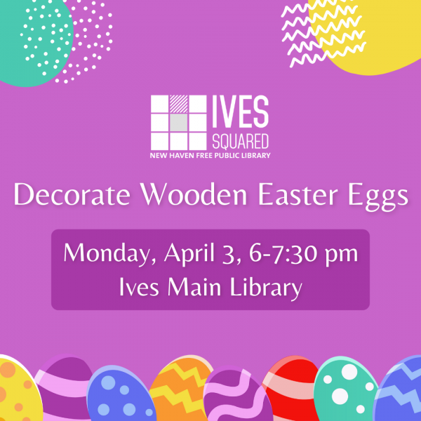 Image for event: Decorate Wooden Easter Eggs