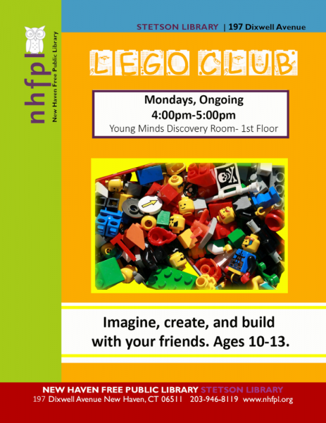 Image for event: Lego Club at Stetson Branch