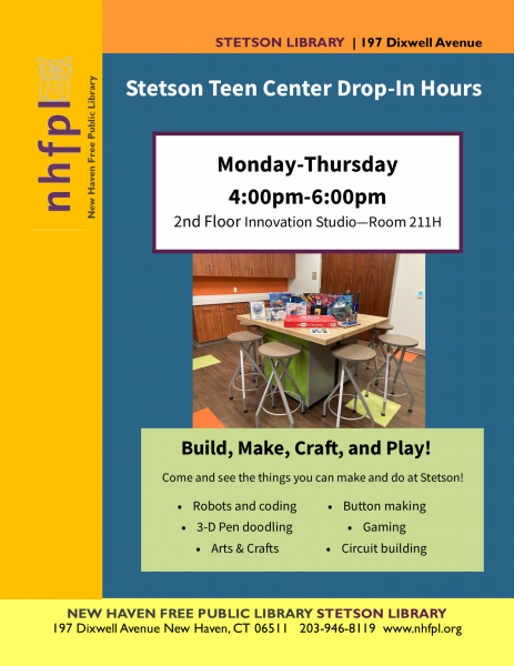 Image for event: Teen Center and Makerspace Drop-In 