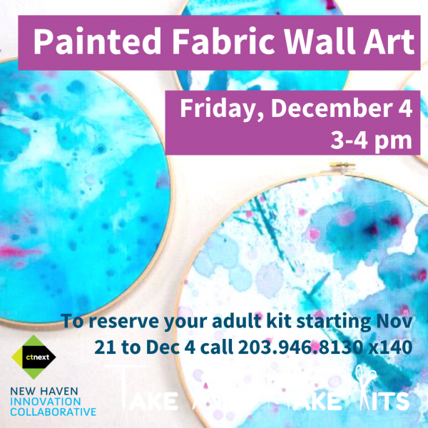 Image for event: Painted Fabric Wall Art