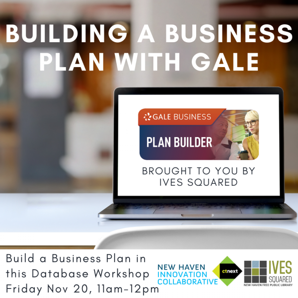 Image for event: Building Your Business Plan with Gale: