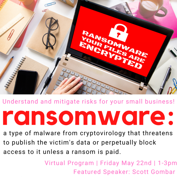 Image for event: VIRTUAL: Ransomware Q&amp;A with Scott Gombar of Nwaj Tech